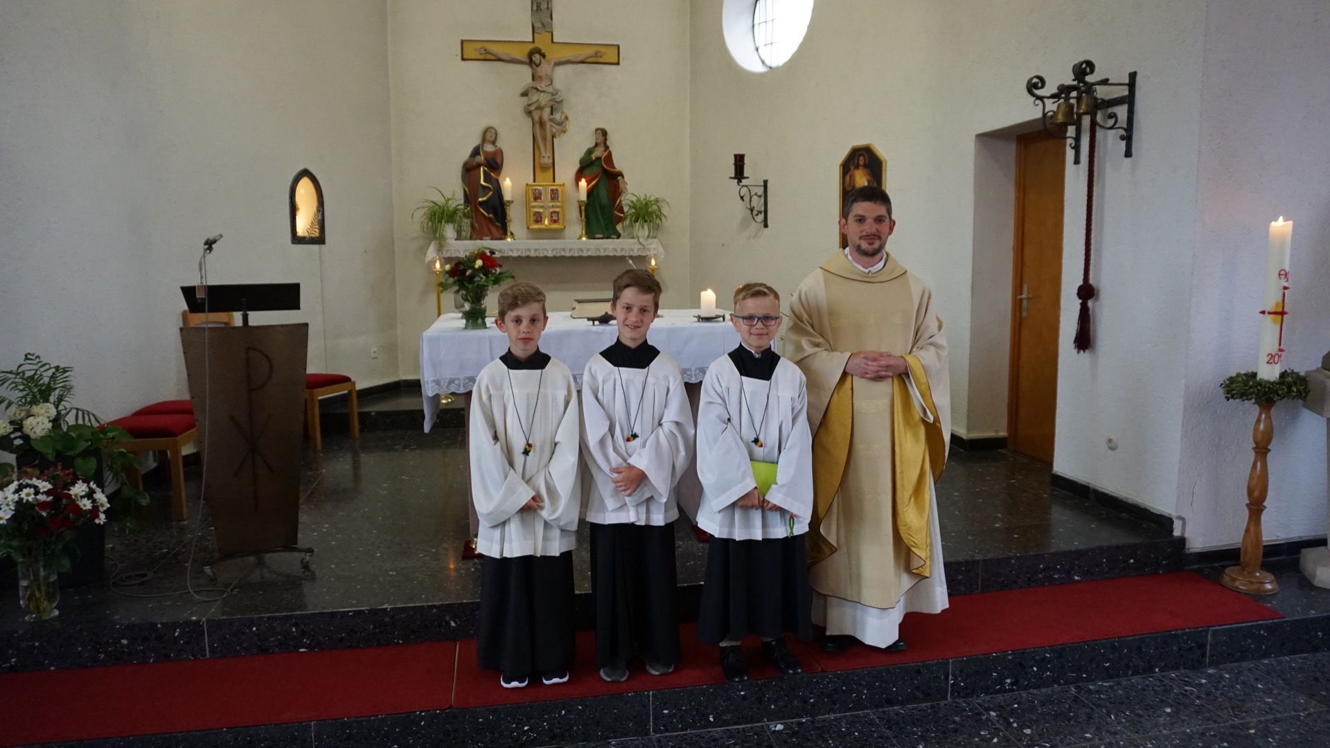 Die neuen Messdiener von St. Vitus Veitsteinbach